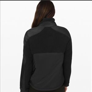 LULULEMON BLACK FLEECE JACKET 4 6 8 10 12